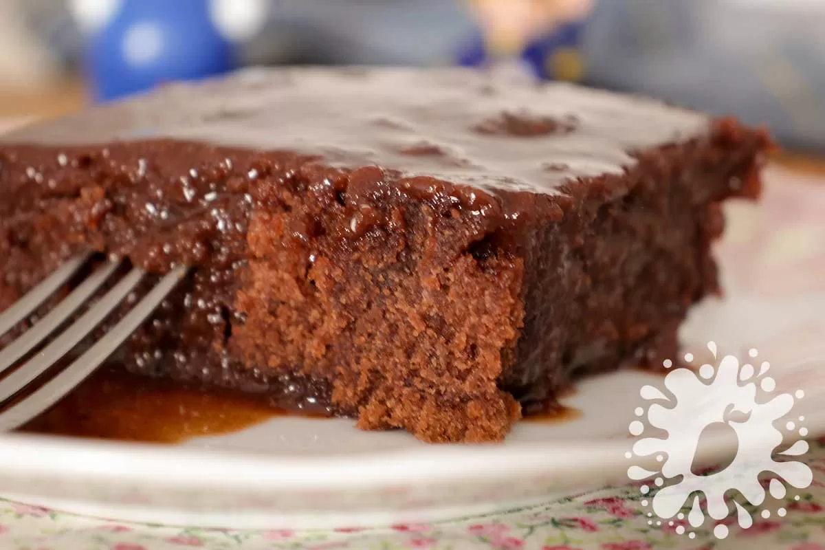 O melhor Bolo de Chocolate com meu filho!