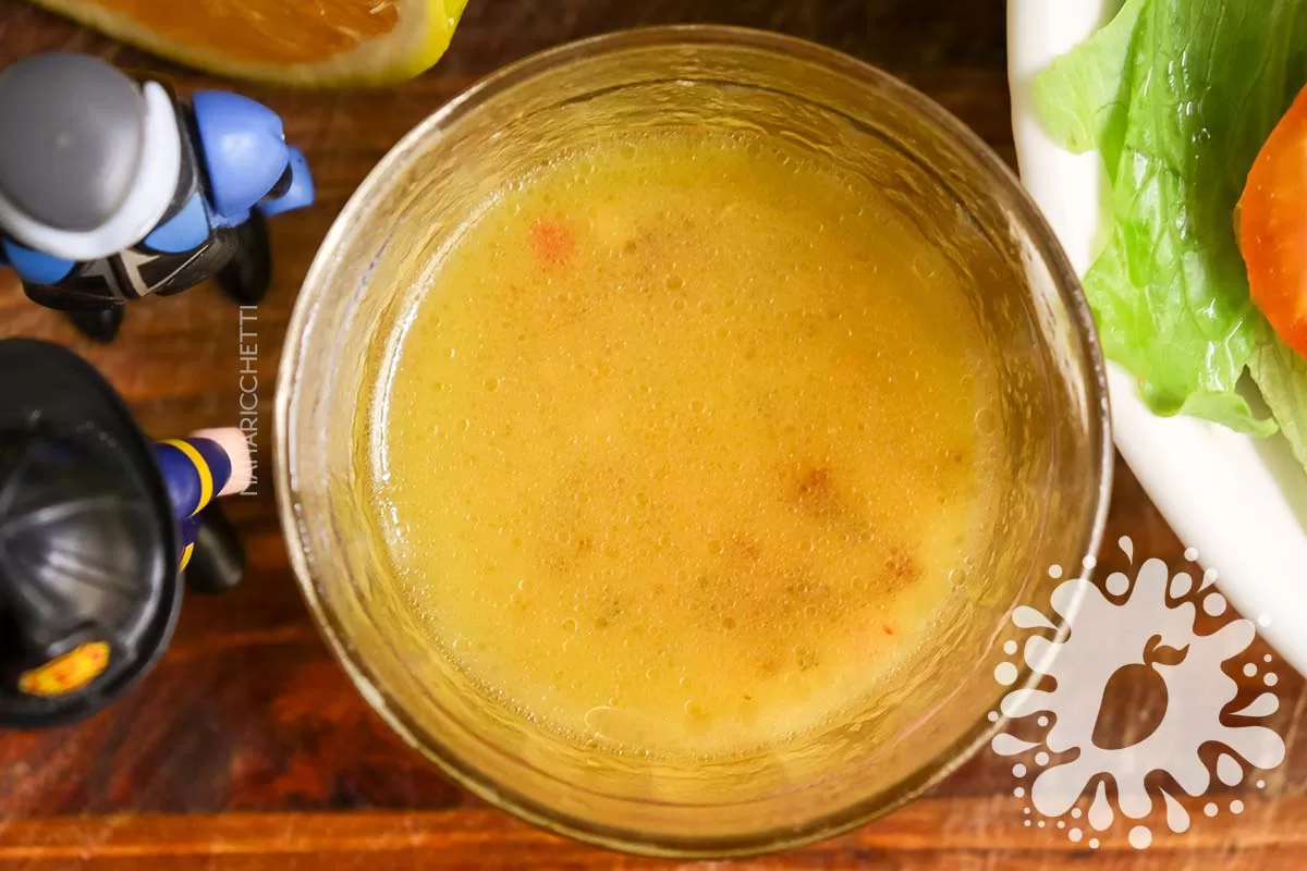 Molho para Salada Laranja com Mel e Mostarda