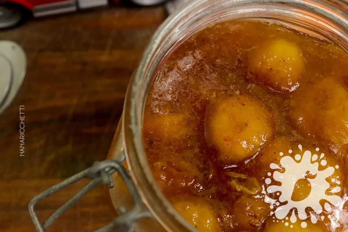 Doce de Banana em Rodela com Calda de Caramelo